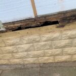 Park home wall texture in Coventry